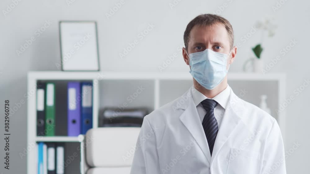 Professional medical doctor working in hospital office. Professional medical doctor working in hospital office.