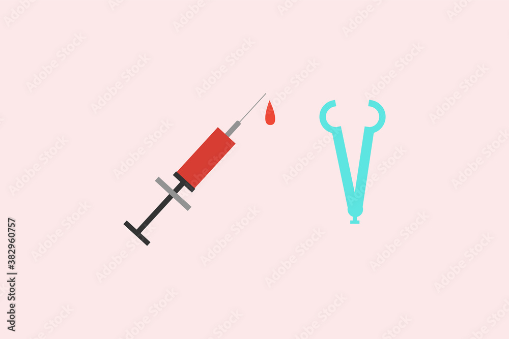 syringe with red medication test tube holder for laboratory test tubes illustrator . syringe with red medication test tube holder for laboratory test tubes illustrator .