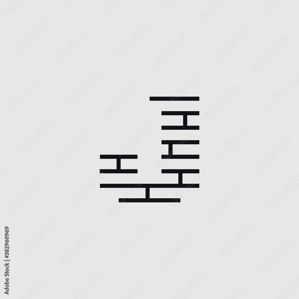 Construction letter J with brick illustration logo design vector template Construction letter J with brick illustration logo design vector template