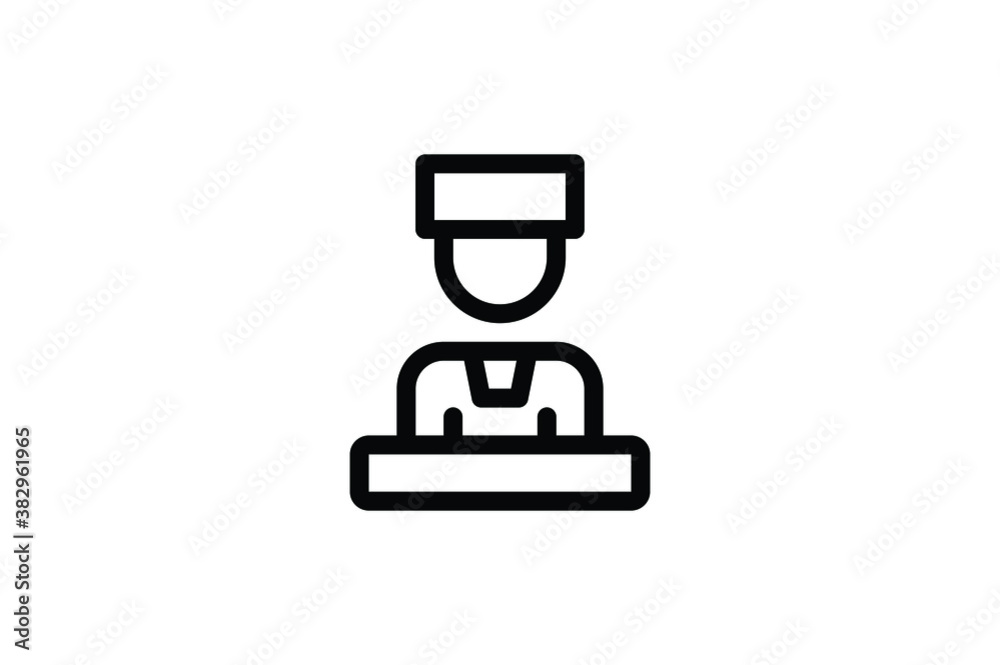 Law Outline Icon - Presiding Judge Law Outline Icon - Presiding Judge