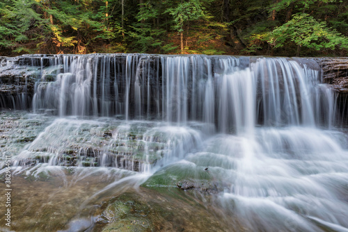 Beautiful waterfalls in the deep forest