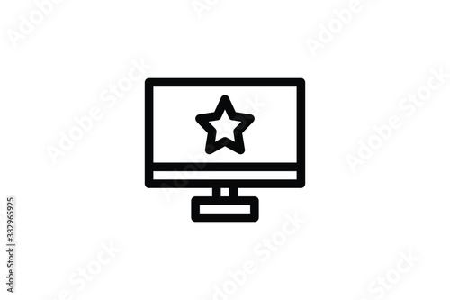 Law Outline Icon - Computer