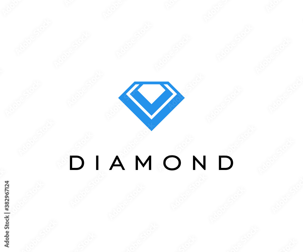Diamond logo design icon vector template Diamond logo design icon vector template