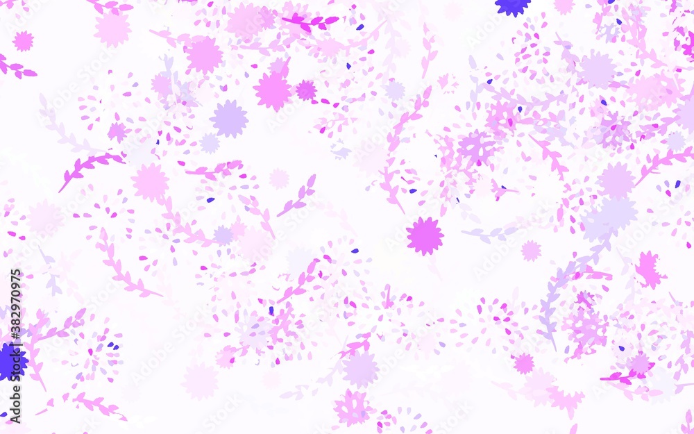 Light Purple, Pink vector natural backdrop with flowers, roses. Light Purple, Pink vector natural backdrop with flowers, roses.