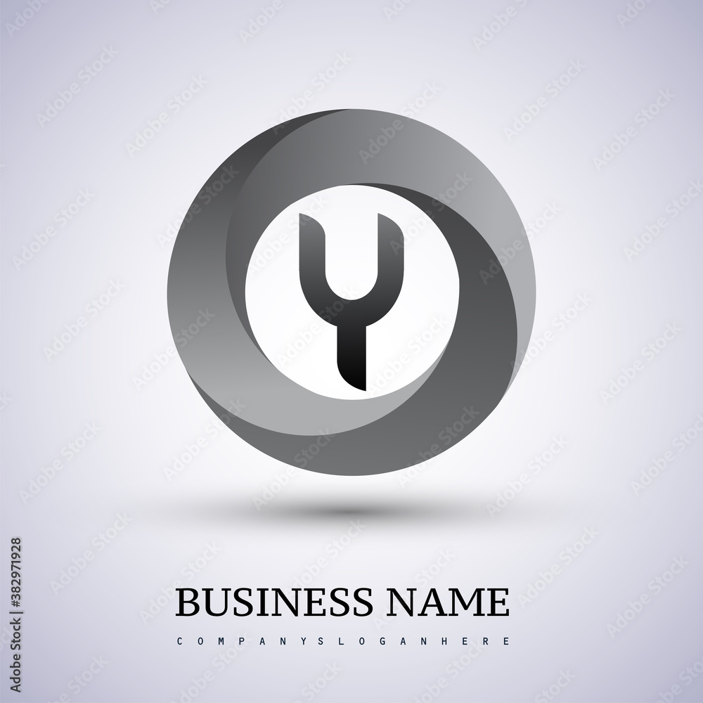 Letter Y logo with colorful splash background, letter combination logo design for creative industry, web, business and company. Letter Y logo with colorful splash background, letter combination logo design for creative industry, web, business and company.