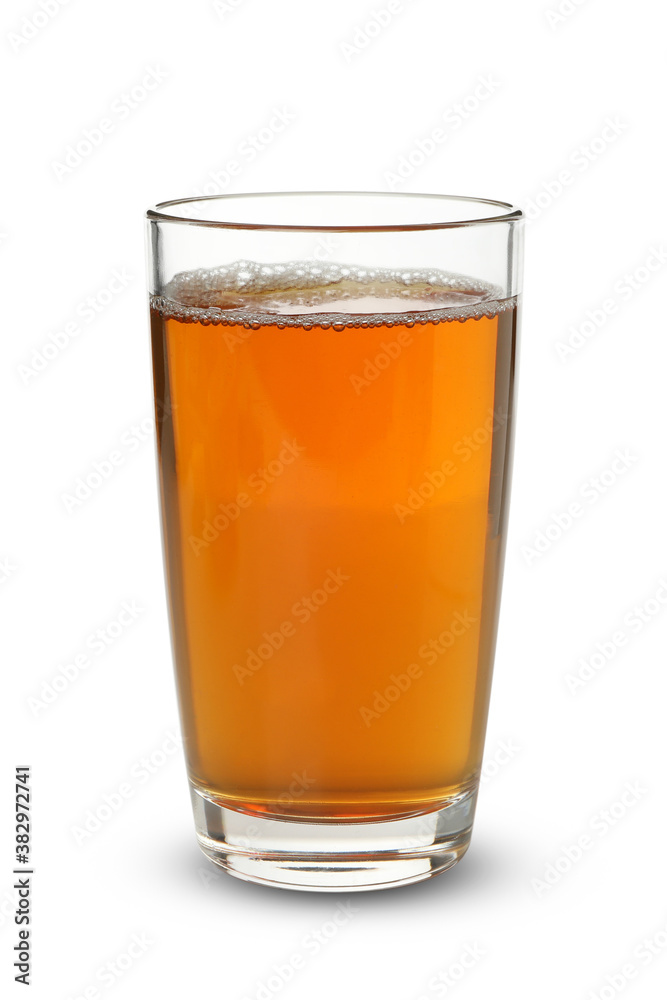 Glass of apple juice isolated on white background Glass of apple juice isolated on white background