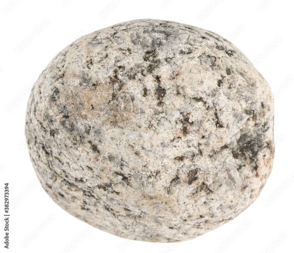 Naklejka premium Natural large stone, cobblestone isolated on white background. stones for baths and saunas
