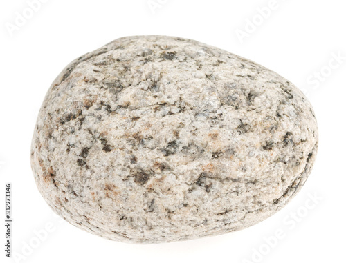 Natural large stone  cobblestone isolated on white background. stones for baths and saunas