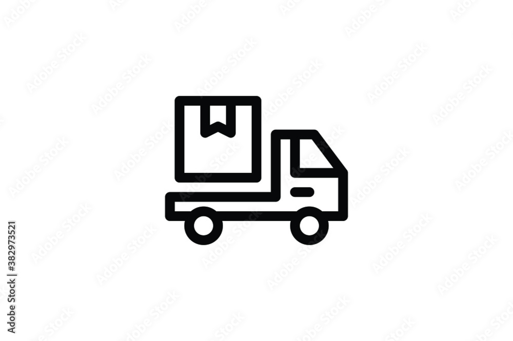 Logistic Outline Icon - Delivery