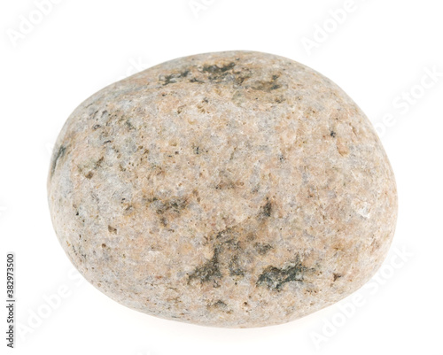 Natural large stone  cobblestone isolated on white background. stones for baths and saunas