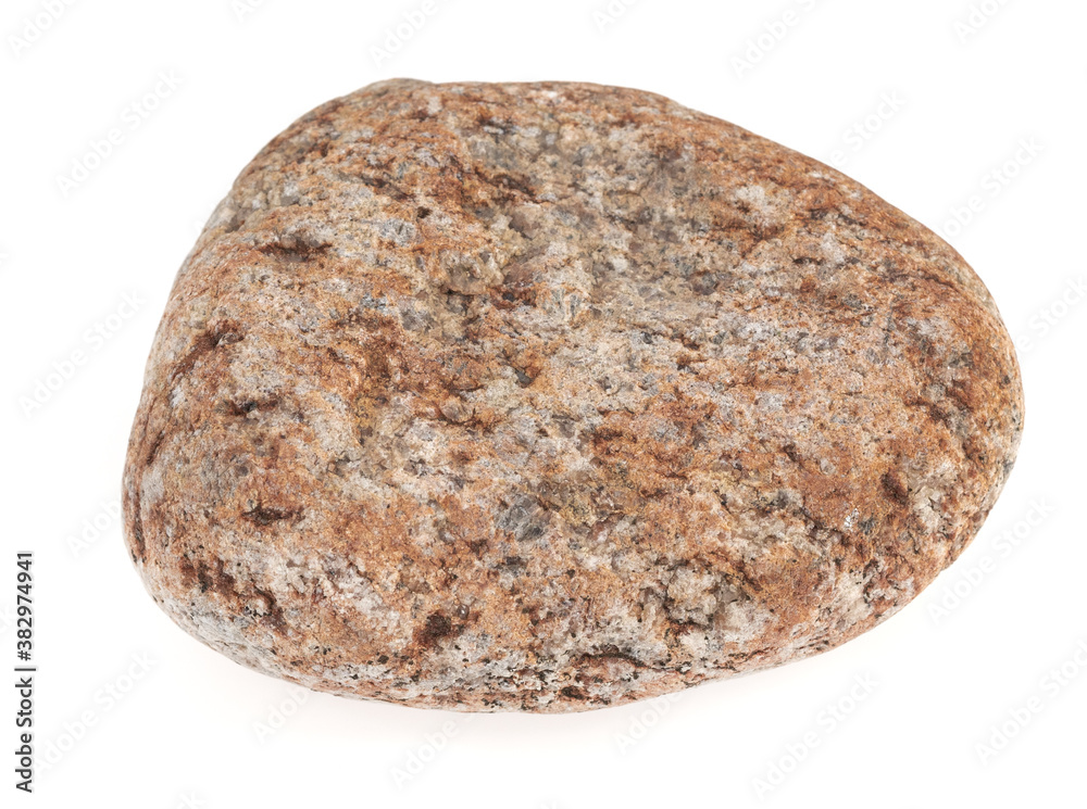 Natural large stone, cobblestone isolated on white background. stones for baths and saunas Natural large stone, cobblestone isolated on white background. stones for baths and saunas