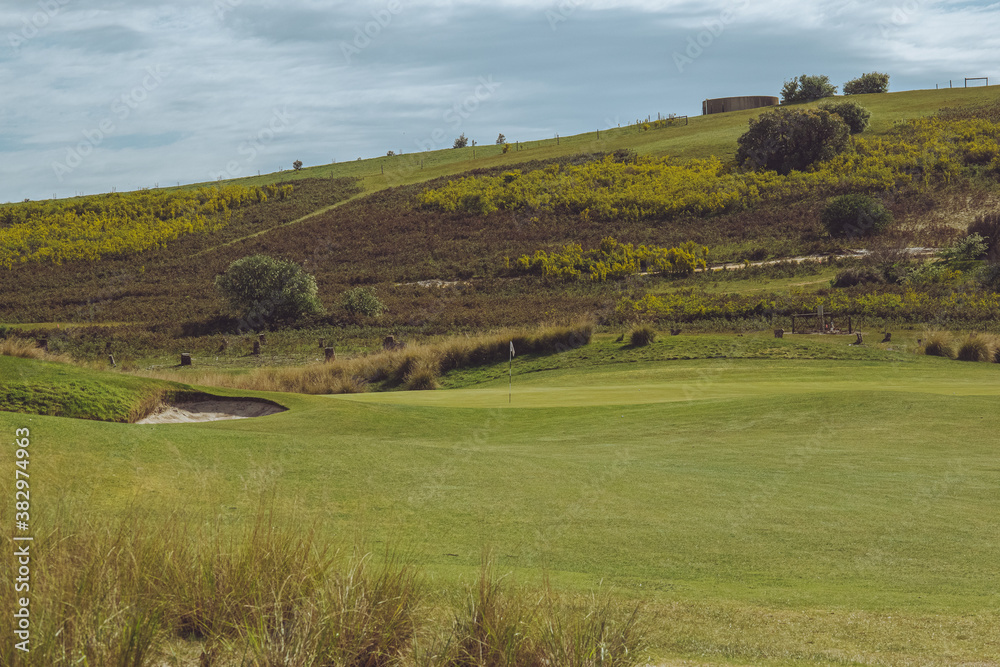 Golf course landscapes of Mount Compass golf course, South Australia, Australia