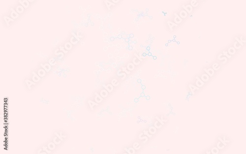 Light Blue  Yellow vector template with artificial intelligence structure.
