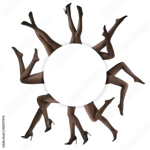 Legs of beautiful young wom...