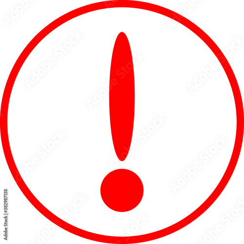 warning attention Vector Icon For Web And App