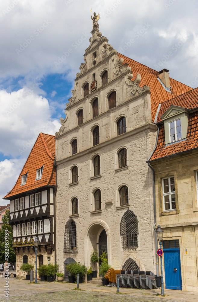 Historic Gewandhaus building in the center of Braunschweig, Germany