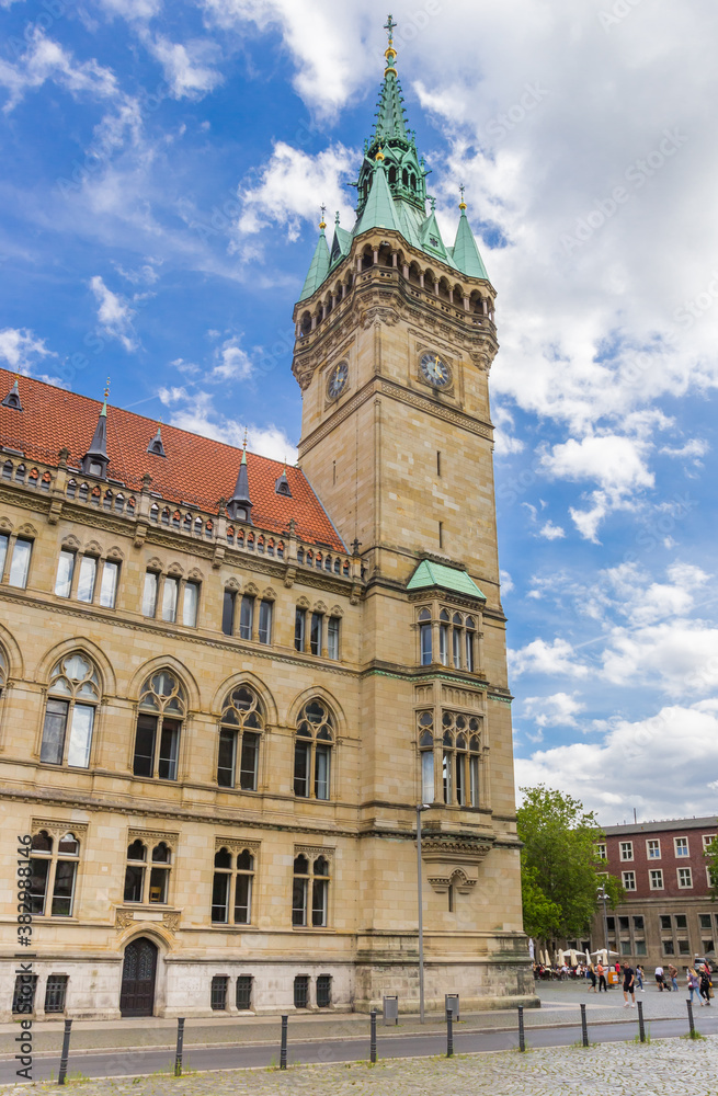 Historic town hall building in the center of Braunschweig, Germany