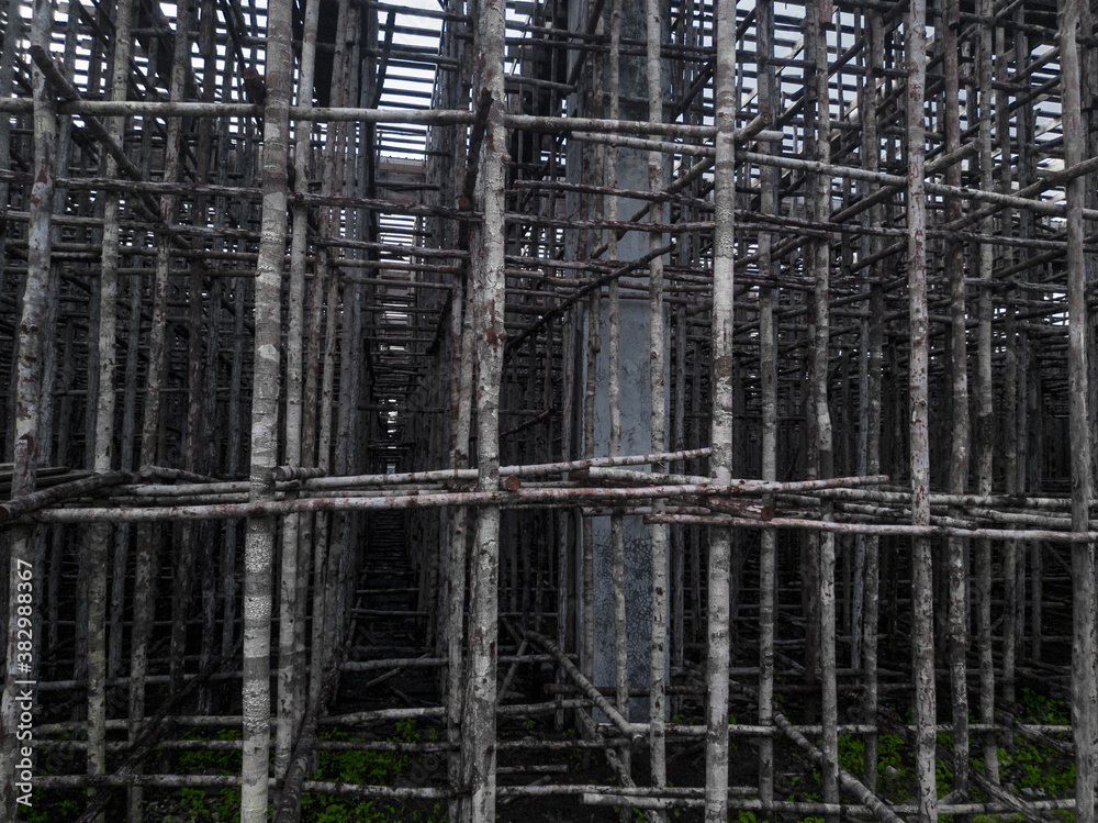 Abandoned and Unfinished Building Construction Site Abandoned and Unfinished Building Construction Site