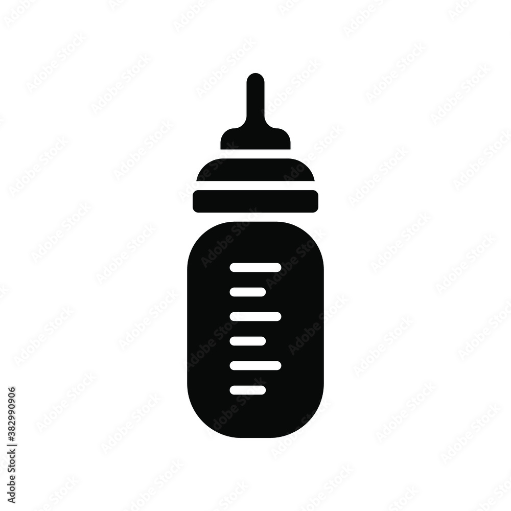 feeding bottle icon. Baby feeding bottle vector flat icon. vector illustration feeding bottle icon. Baby feeding bottle vector flat icon. vector illustration