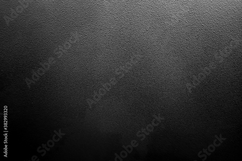 The wall black color steel design texture background.Texture Banner With Space For Text