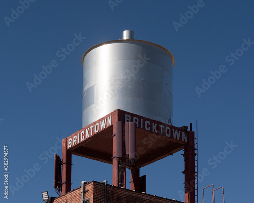 OKLAHOMA CIT, UNITED STATES - Sep 10, 2020: Bricktown Water tower photo