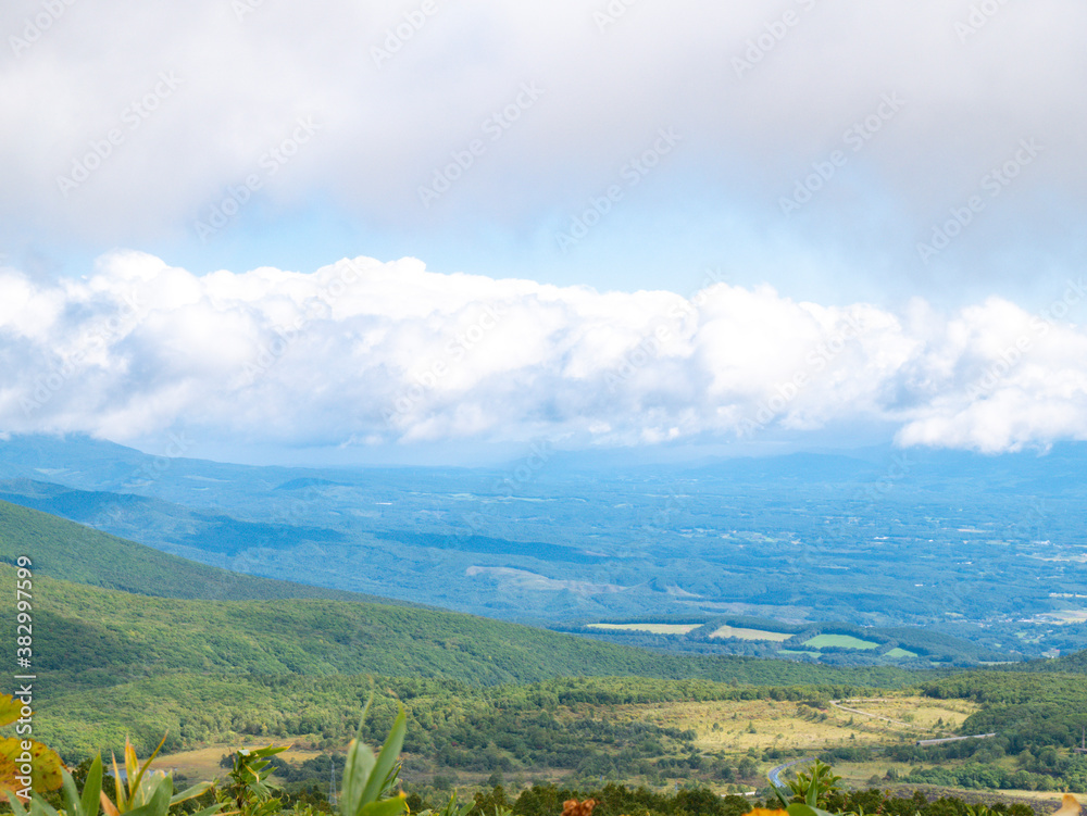 Obraz premium 八幡平アスピーテラインからの景色