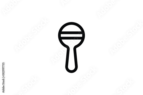 Music Instrument Icon - Rattle