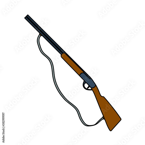 Icon Of Hunting Gun