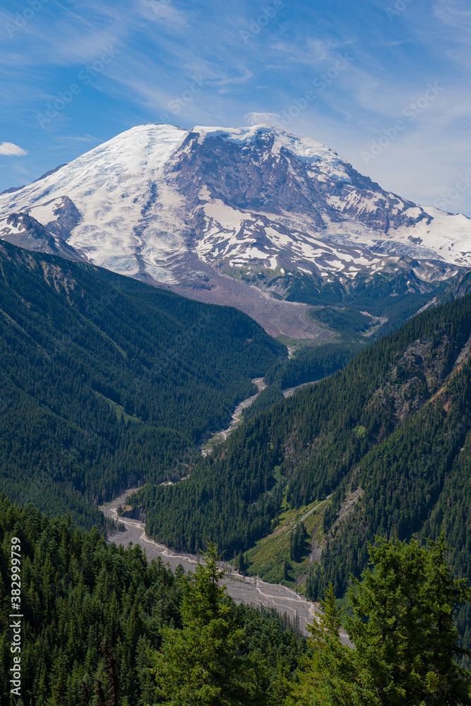 the valley river to rainier