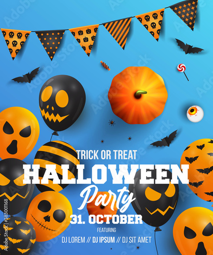 Halloween Party Poster design 
