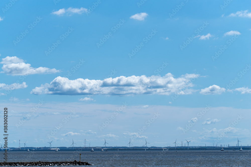 空と海と風力発電