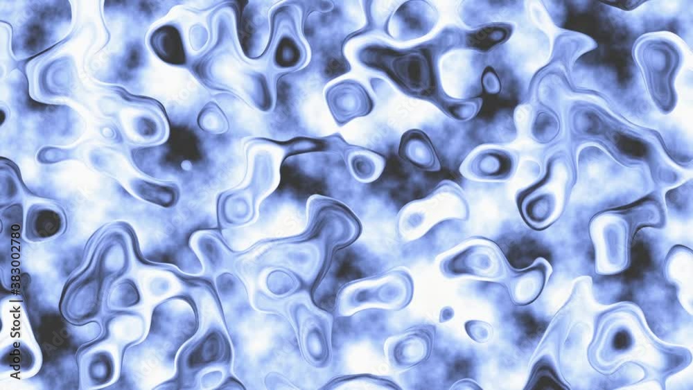 Moving random wavy texture. Psychedelic wavy animated abstract curved shapes. Looping footage. Moving random wavy texture. Psychedelic wavy animated abstract curved shapes. Looping footage.