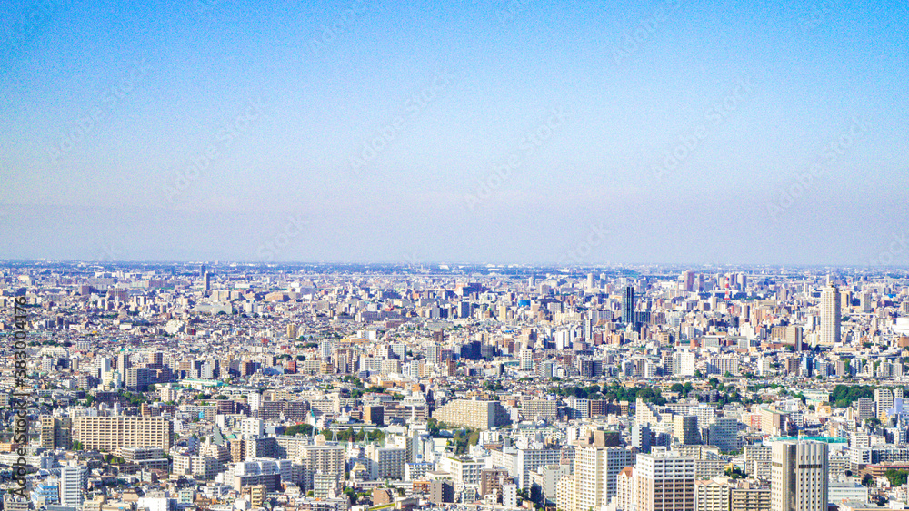 【都庁より】東京都・ビル群・風景