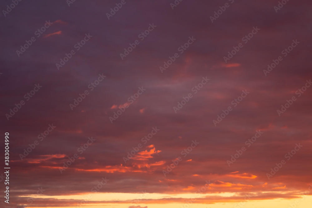  The sky at sunset, natural background