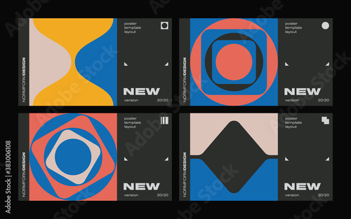 Brutalism Design Vector Cover Mockup