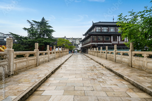 scenery of Confucius Temple in Nanjing, Jiangsu Province, China © onlyyouqj