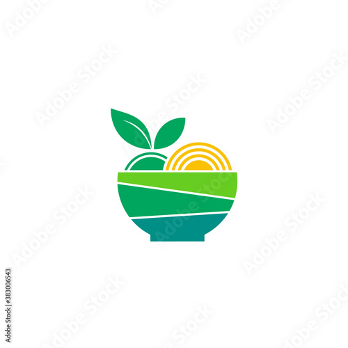 logo of a bowl filled with fresh food