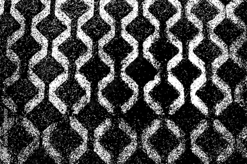 Grain texture mottled abstract vector black and white monochrome material background geometric plaid check rhombus