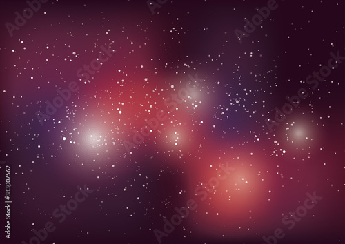 宇宙の背景　ベクターイラストレーション