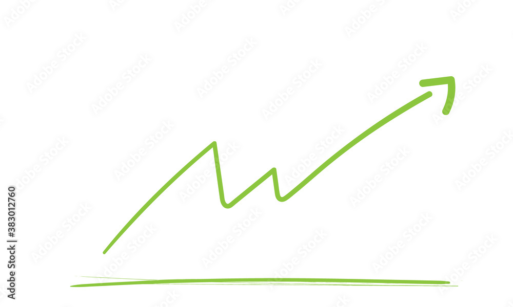 Grün Pfeil Diagramm Wachstum Anstieg Steigerung Grün Pfeil Diagramm Wachstum Anstieg Steigerung