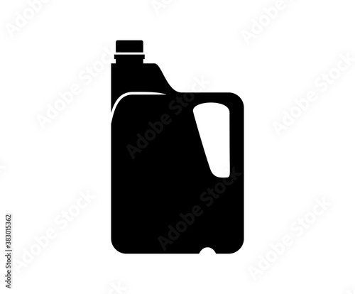 lubricant oil, oil can icon vector isolated.