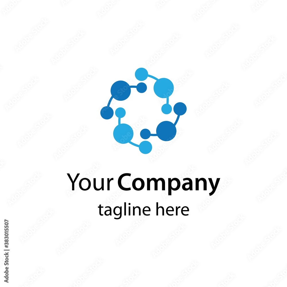 Molecule logo design