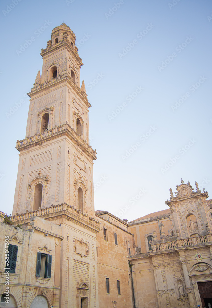 Puglia Lecce Italy Baroque tower
