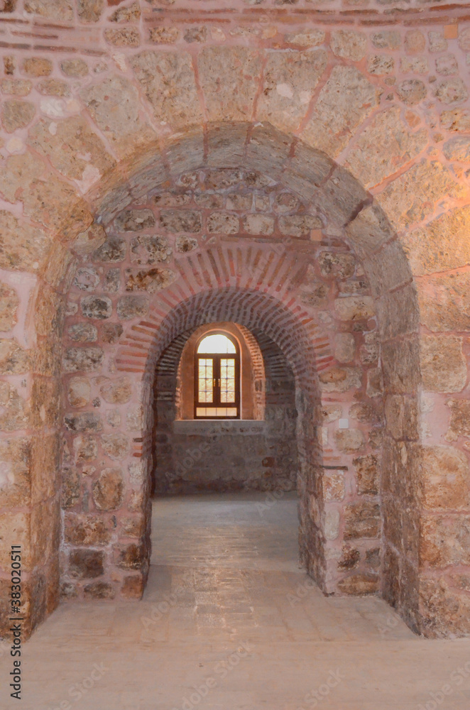 Fototapeta premium An Assyrian church, old building, religious place of worship in Mardin 