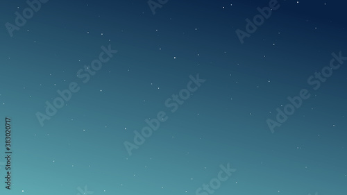 Night sky with many stars