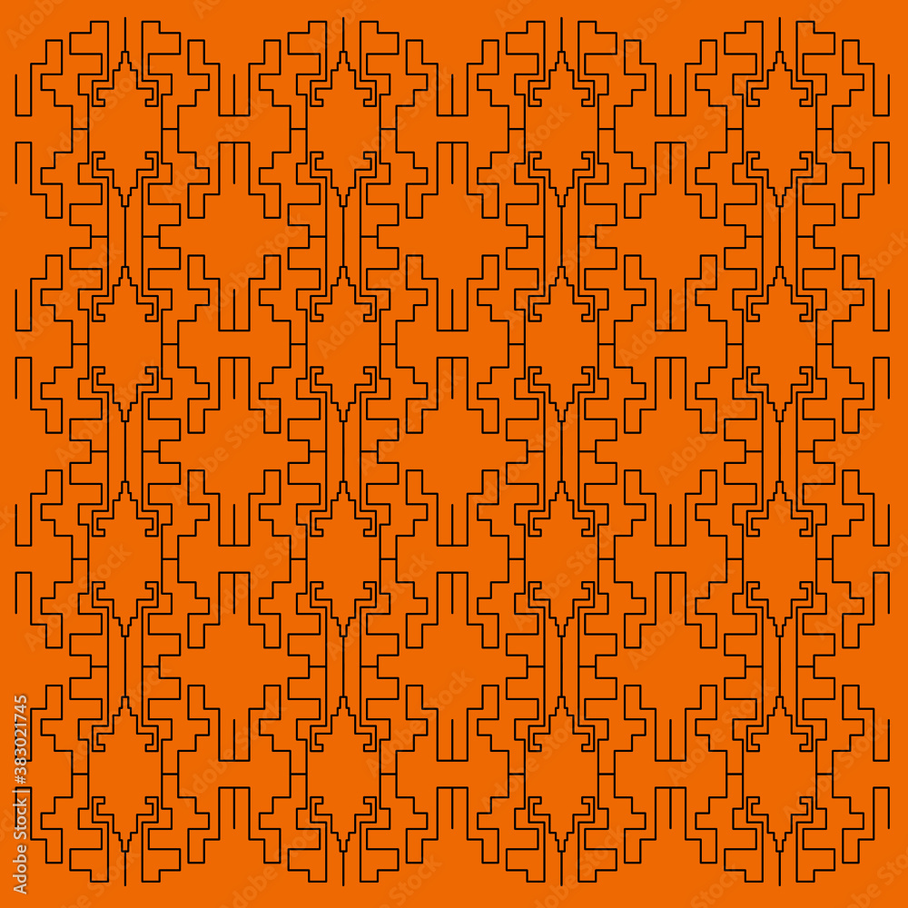 Fototapeta premium Luxury design Ornaments, colorful aztecs pattern texture