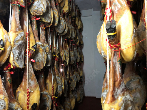 Obraz w ramie serrano ham in huelva spain