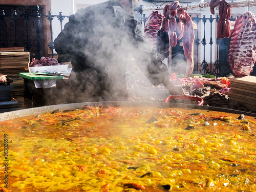Obraz w ramie big paella