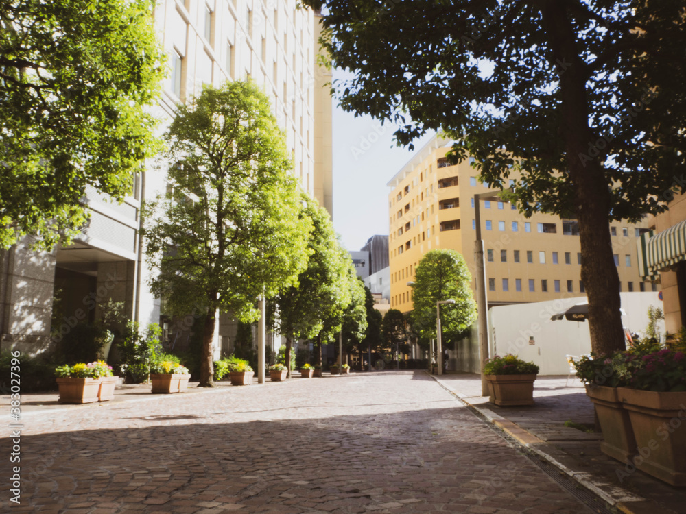 おしゃれな街の風景