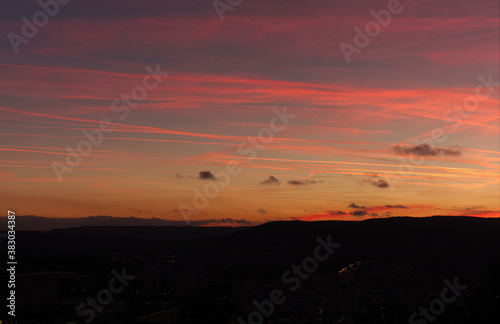 Dreamy sunset colours in thuringia © Marrow83